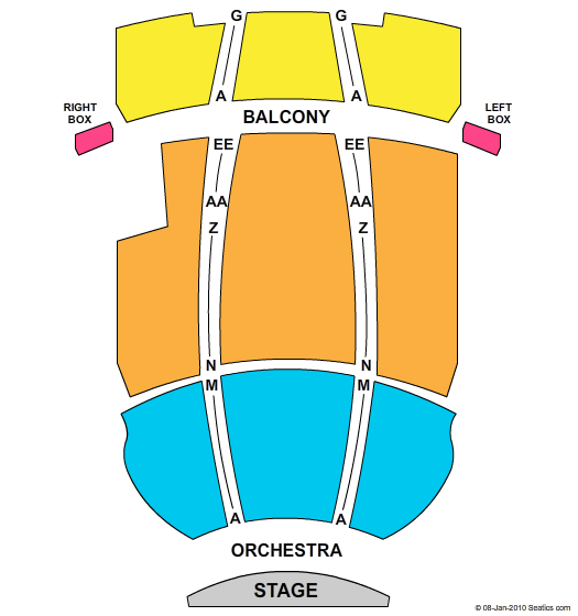 Strand Seating Chart